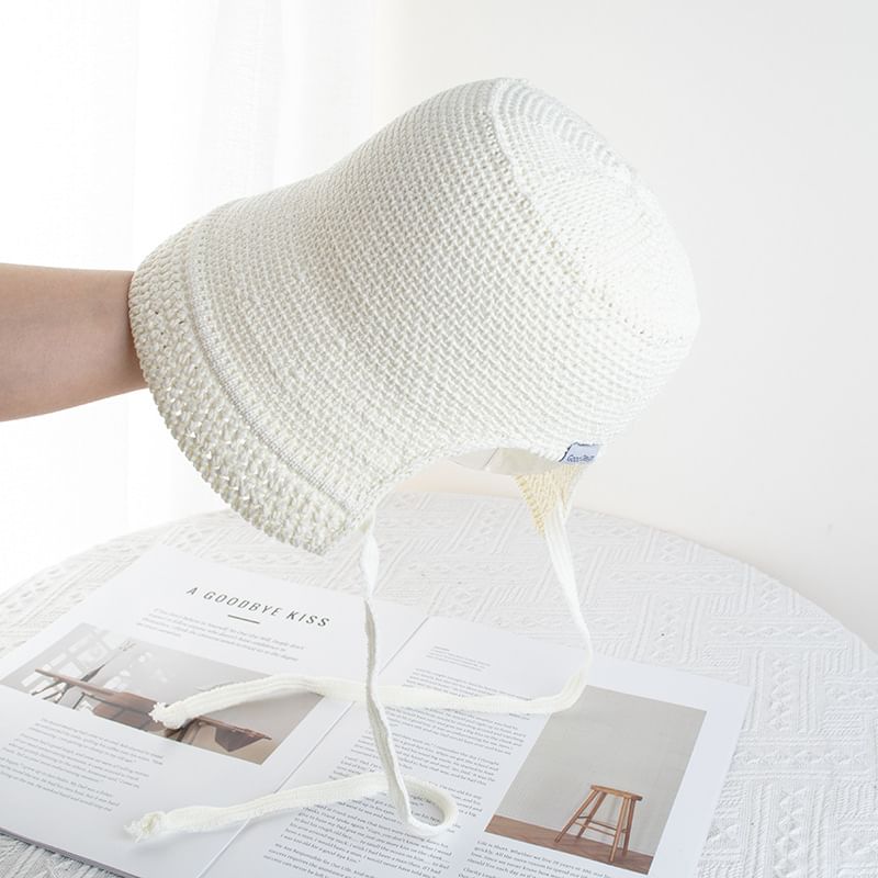 Cloche Textured Hat Plain