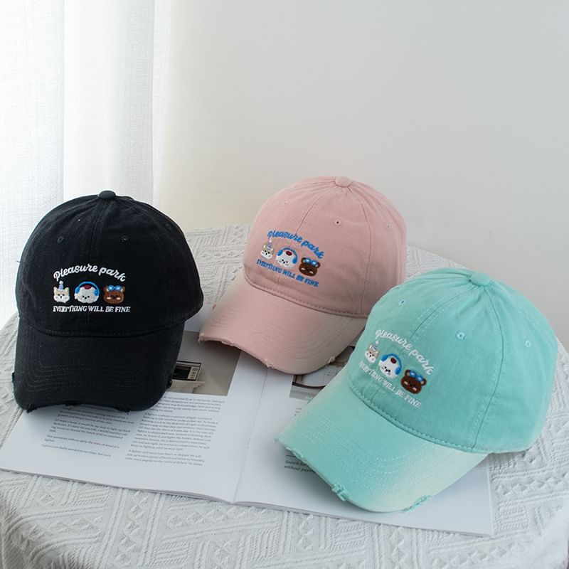 Cartoon Embroidered Cap Baseball