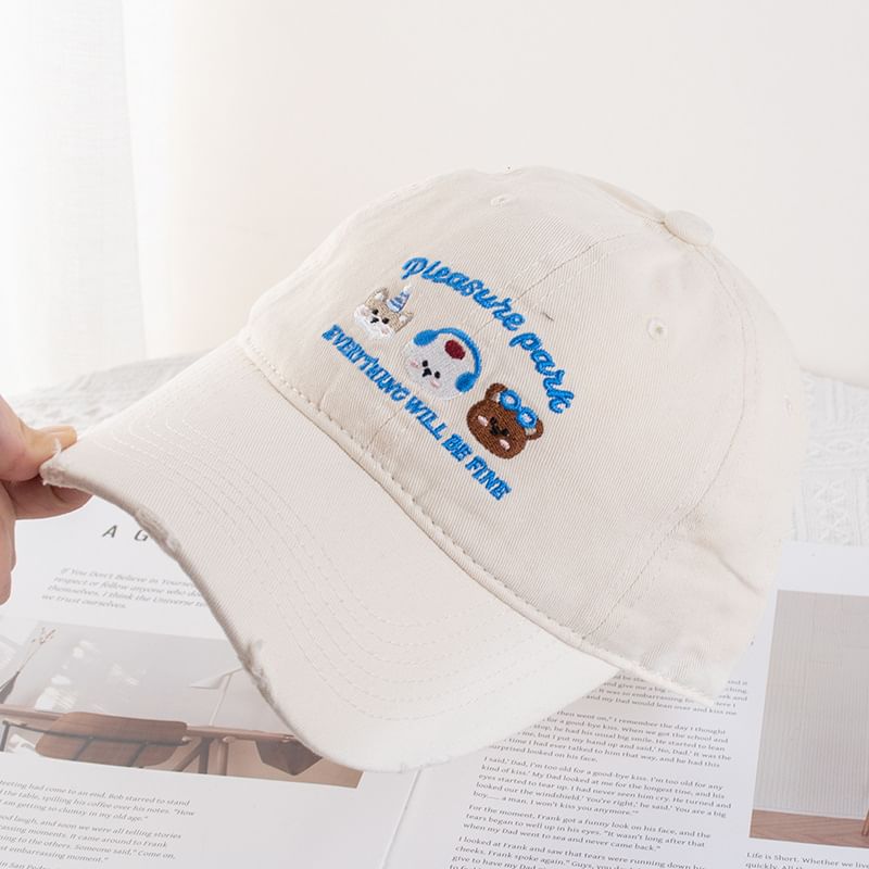 Cartoon Embroidered Cap Baseball
