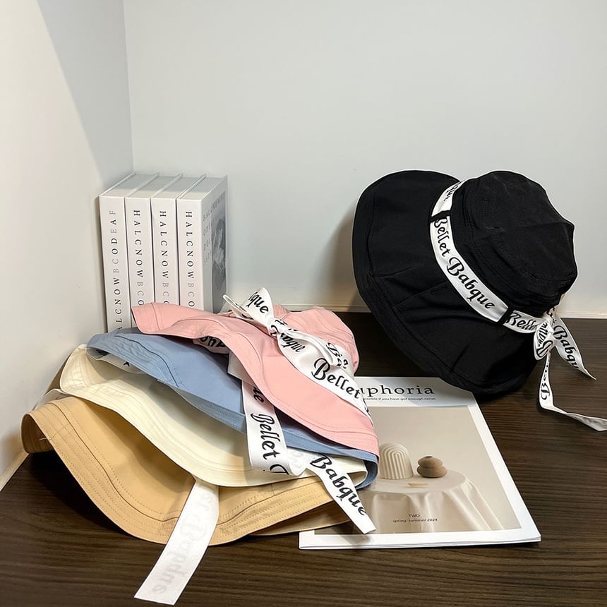 Lettering Hat Bucket