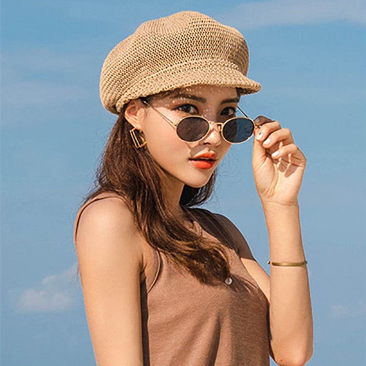 Straw Plain Beret