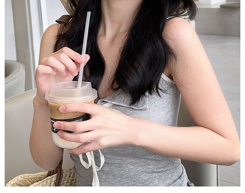 Plain Lettering Hat Sun