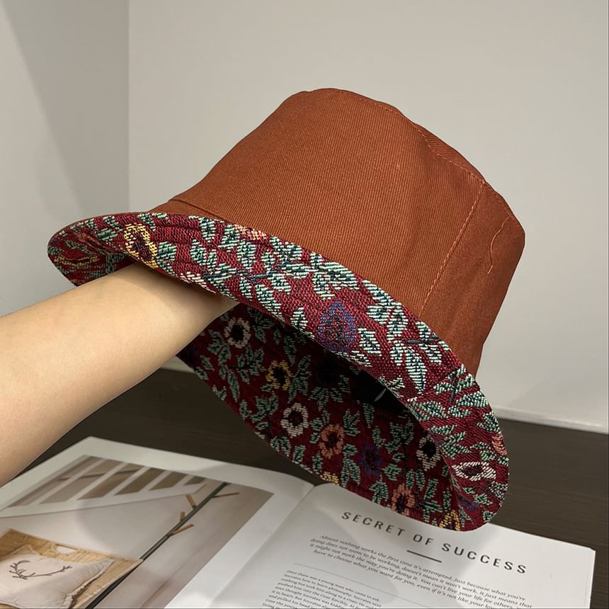 Hat Floral Bucket