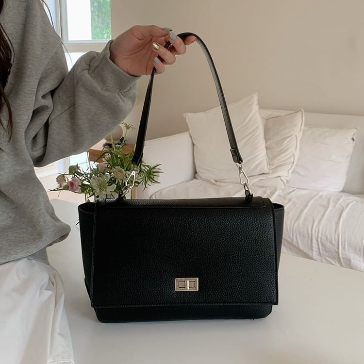 Faux Bag Satchel Leather