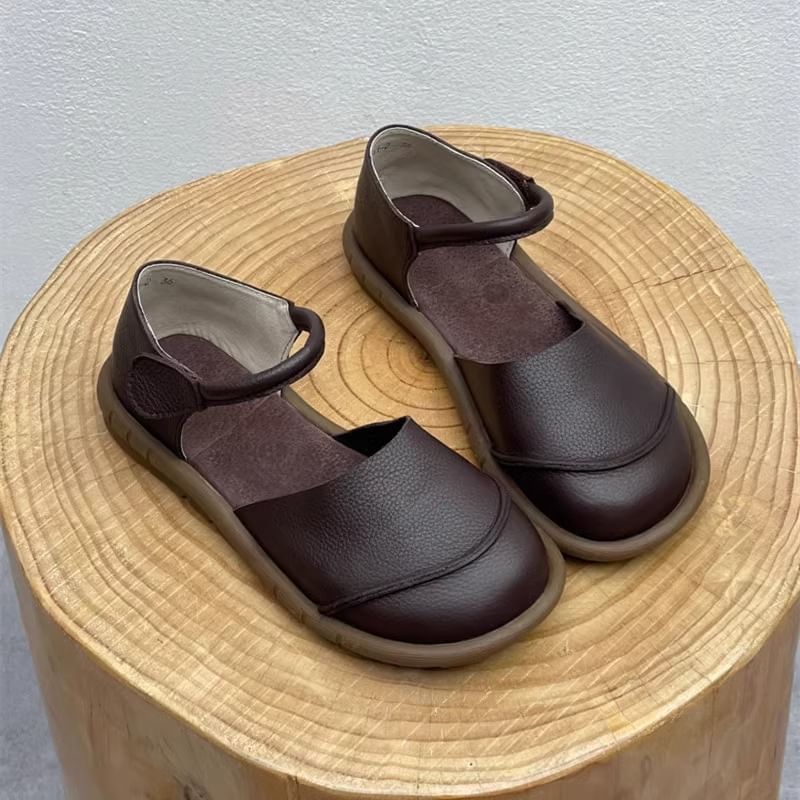 D'Orsay Leather Faux Shoes Platform