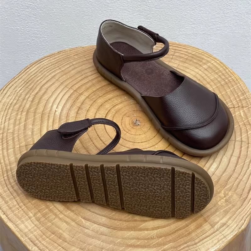 D'Orsay Leather Faux Shoes Platform