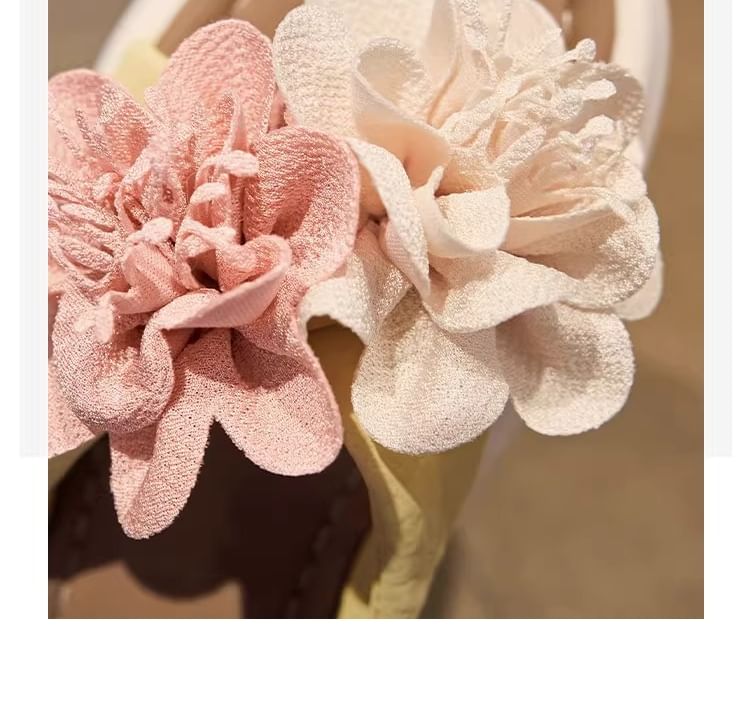 Floral Slide Sandals Platform