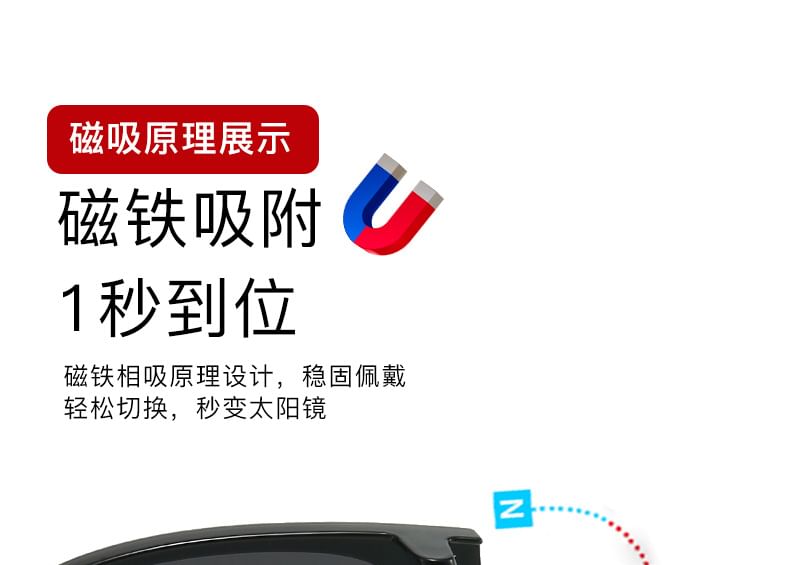 Eyeglasses Frame Half with Designs) On Sunglasses Clip Polarized (Various