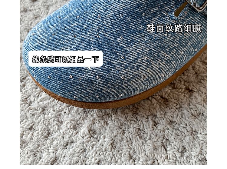 Plaid Platform Buckled Mules