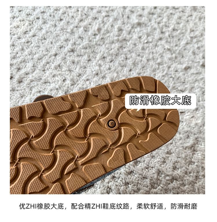 Plaid Platform Buckled Mules