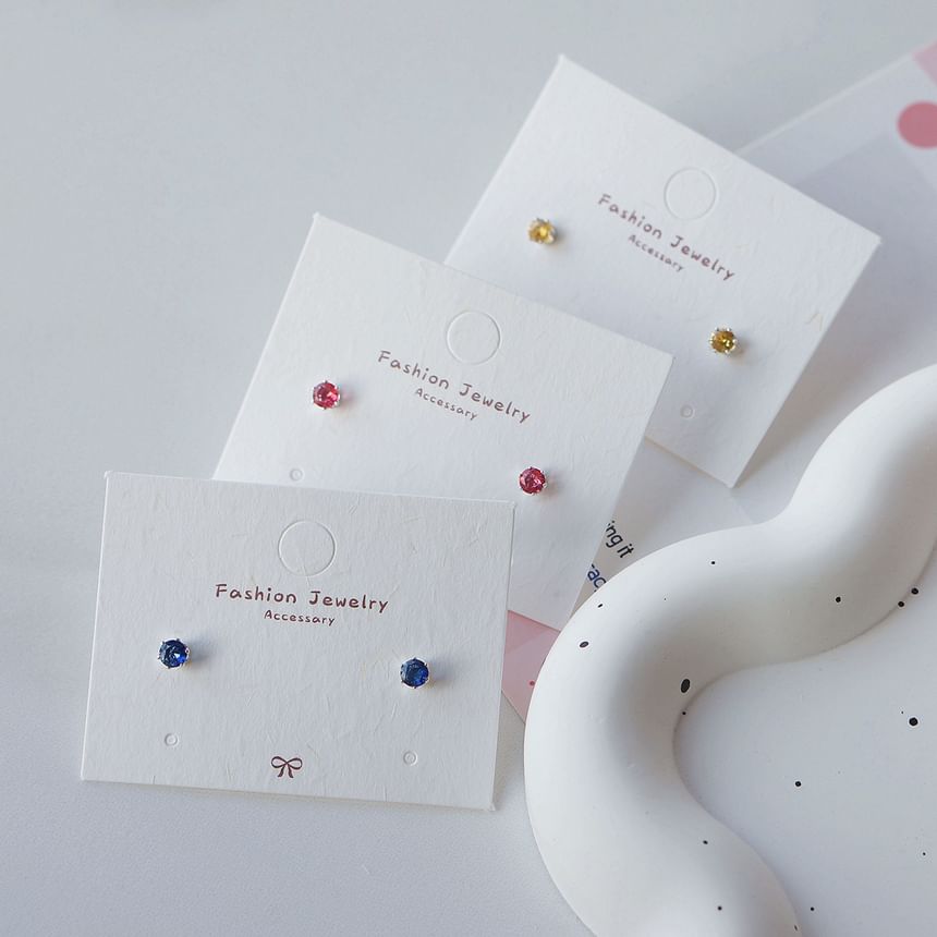 Rhinestone Stud Earring