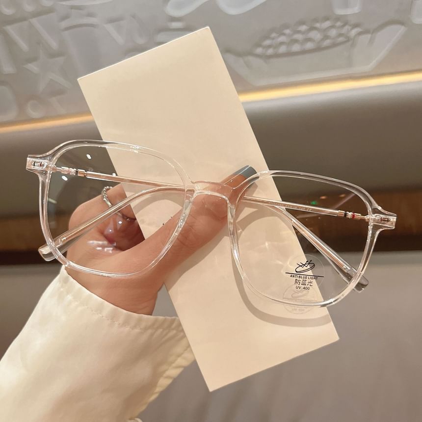 Glasses Blue Geometric Blocking Light