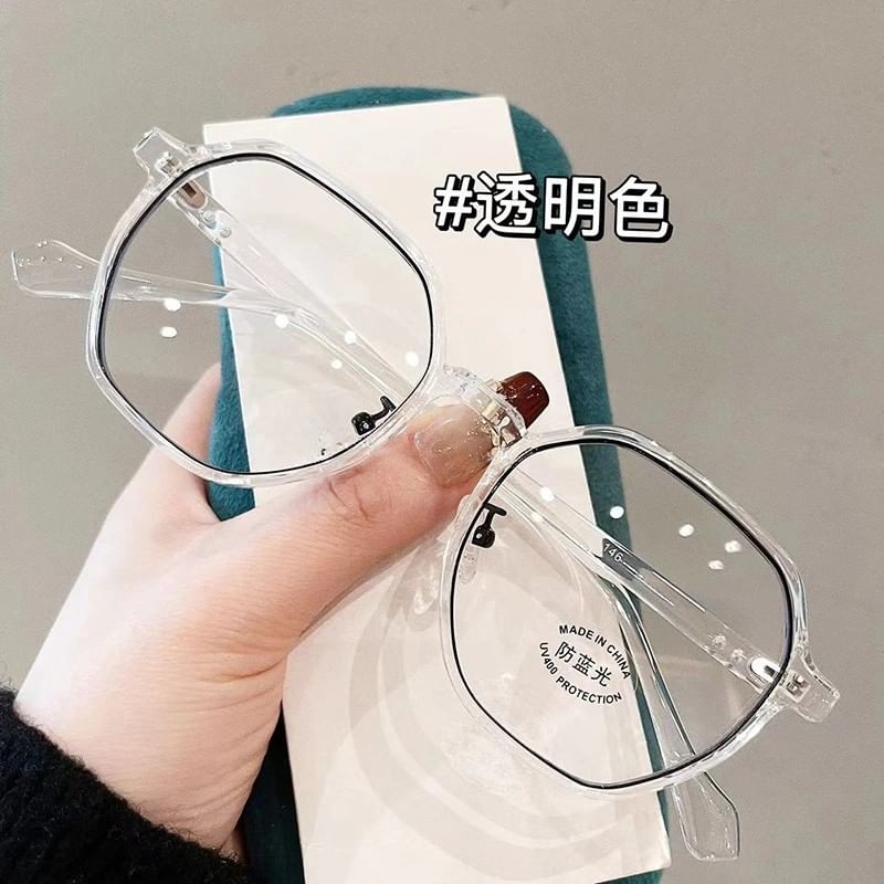 Light Geometric Blue Blocking Glasses