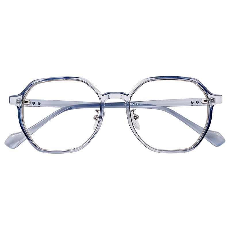Light Geometric Blue Blocking Glasses