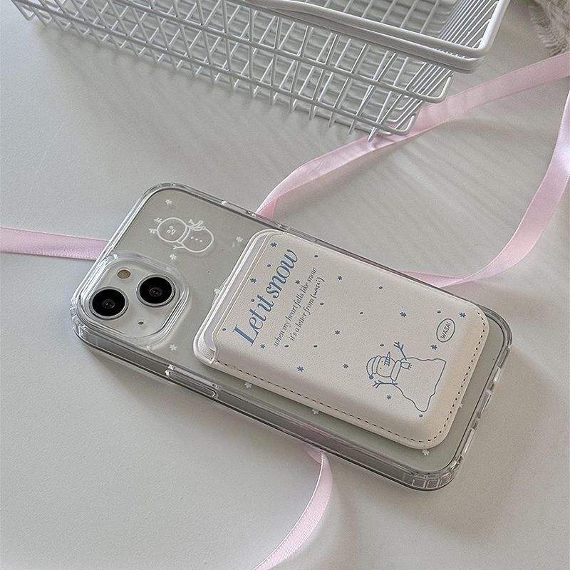 Magnetic Snowman Phone / Case Card MagSafe) with (Compatible
