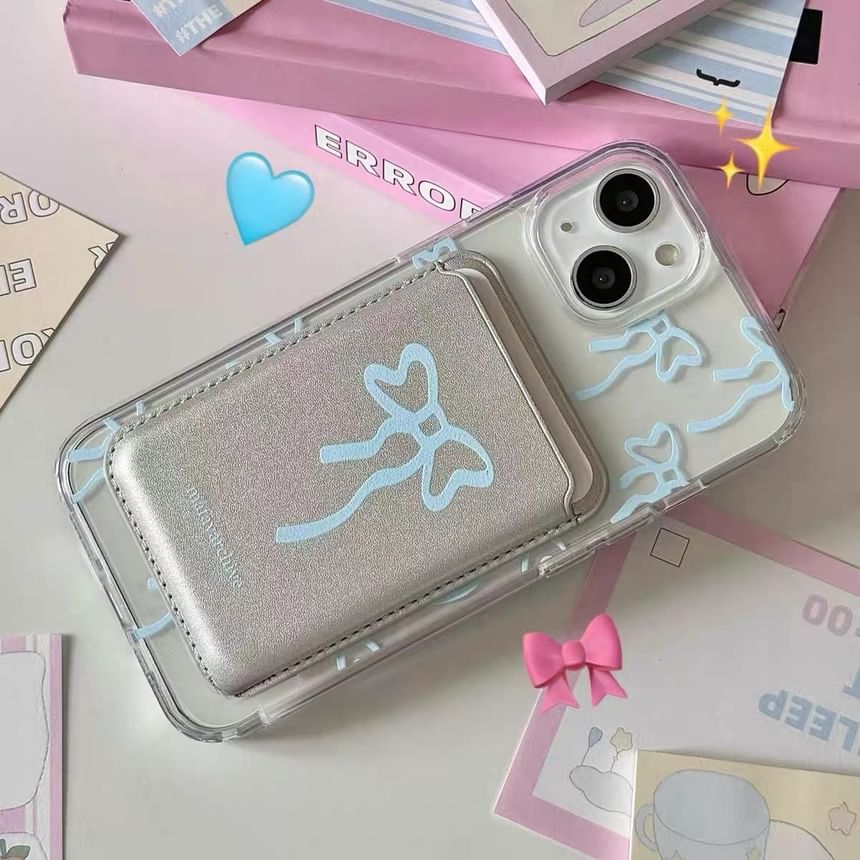 Bow Card iPhone Print Set Magsafe Compatible / Case