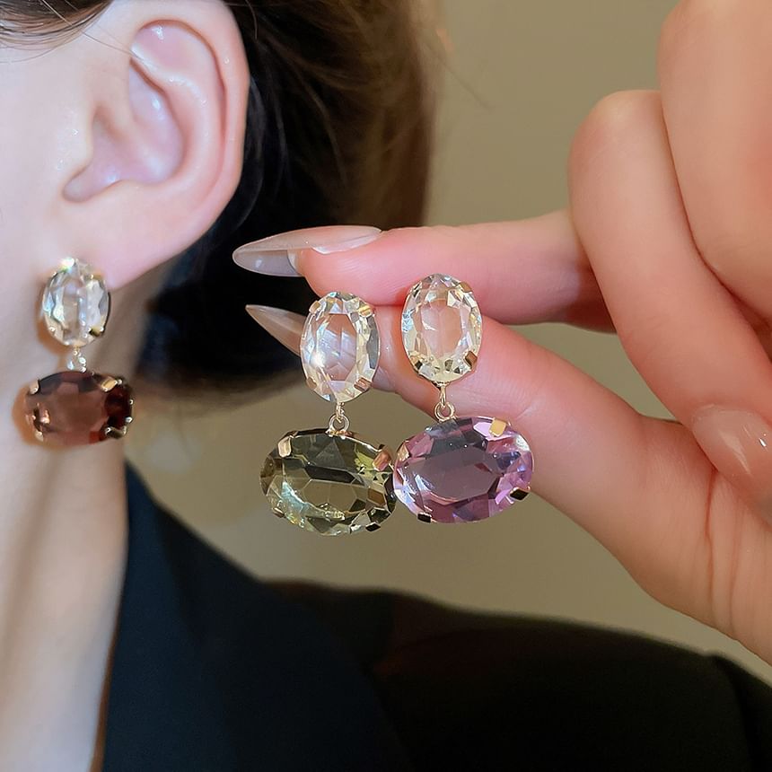 Rhinestone Earring Drop