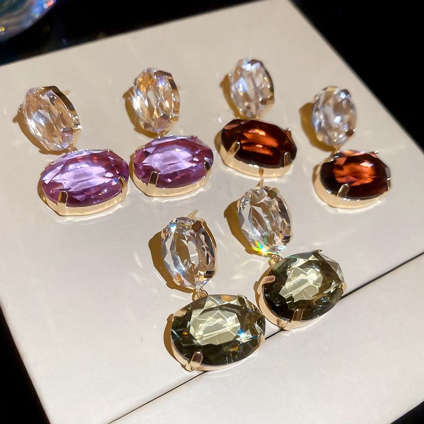 Rhinestone Earring Drop