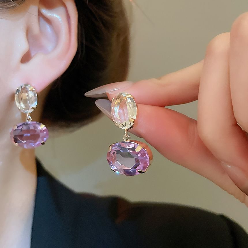 Rhinestone Earring Drop