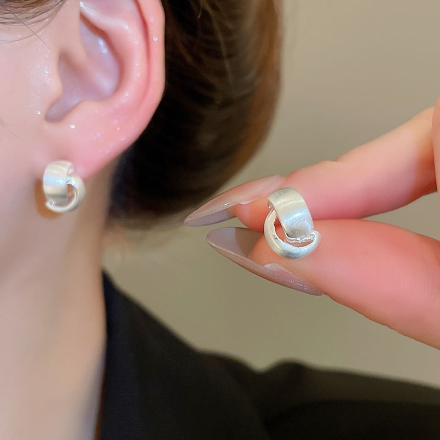 Layered Earring Stud