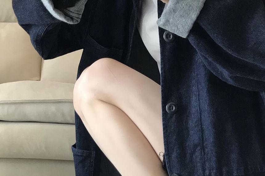 Loafers Leather Faux Heel Chunky