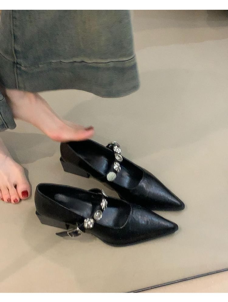Jane Shoes Pointed Toe Mary