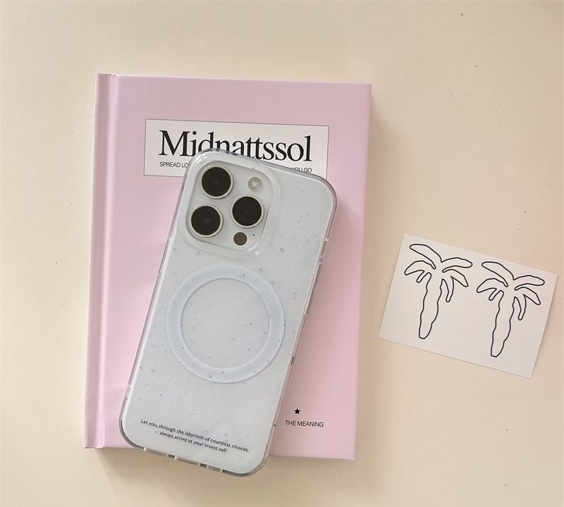 Glitter MagSafe) Case (Compatible Magnetic Phone with