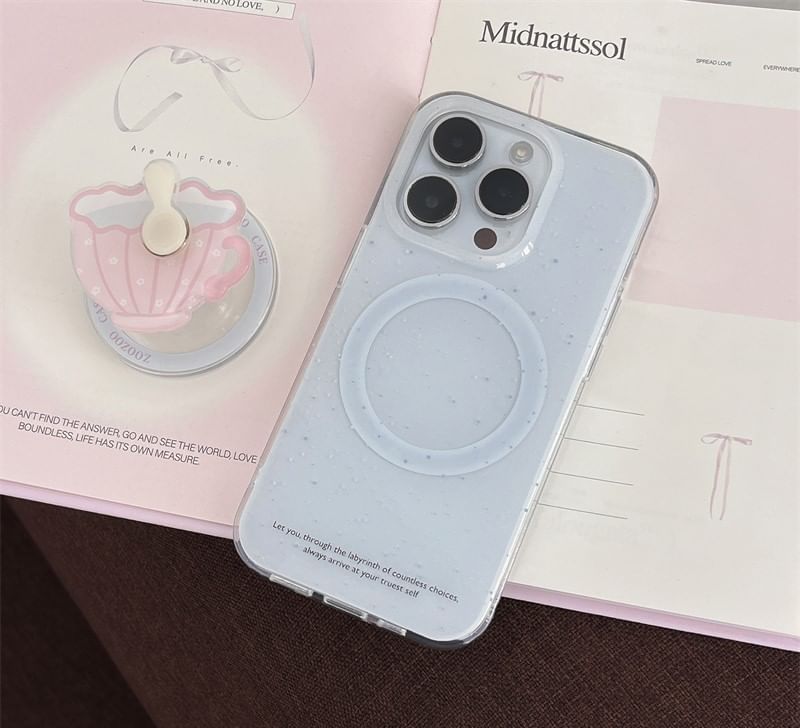 Glitter MagSafe) Case (Compatible Magnetic Phone with