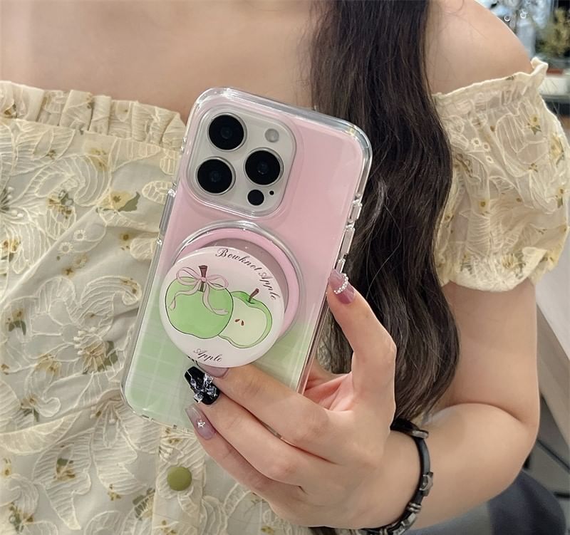 with Apple Phone Case MagSafe) (Compatible Plaid Magnetic