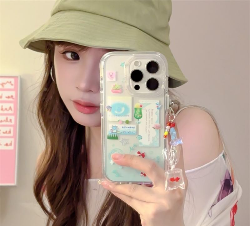 Phone / Case Set Goldfish Charm