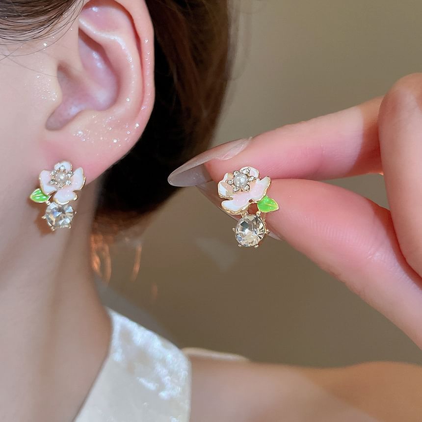 Earring (Various Drop Designs) Pearl Faux