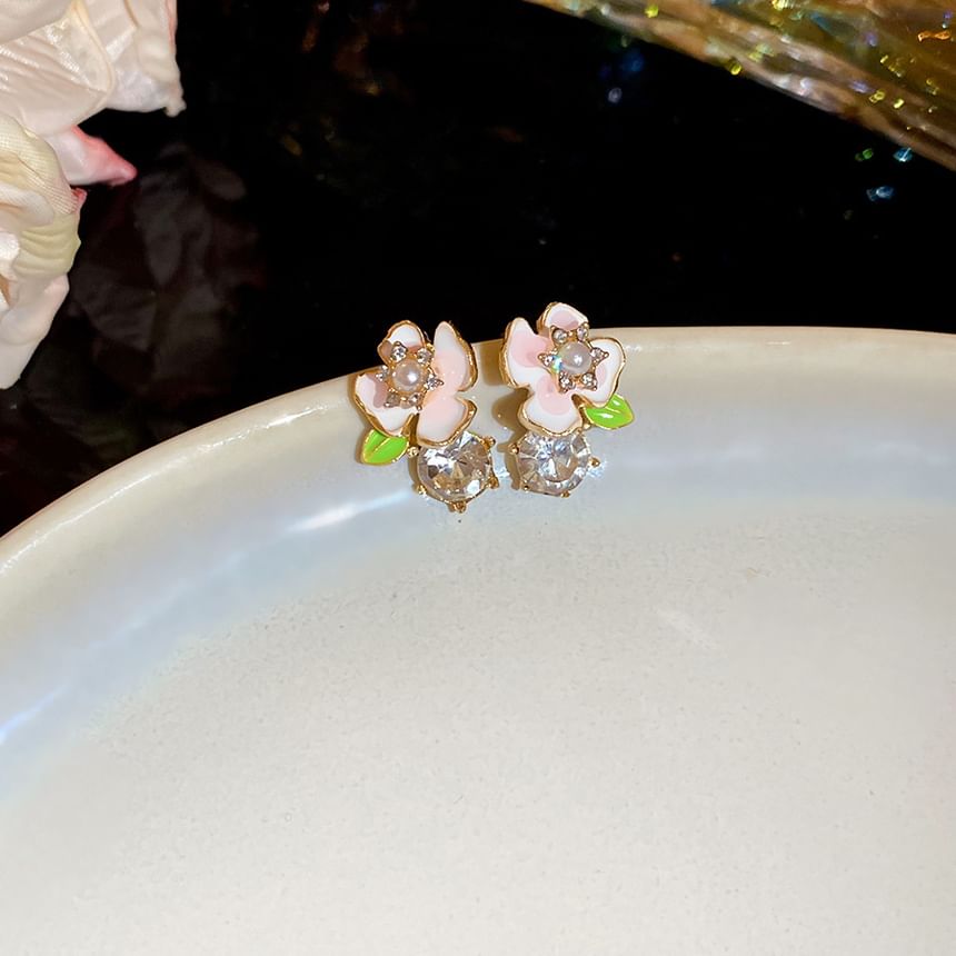 Earring (Various Drop Designs) Pearl Faux