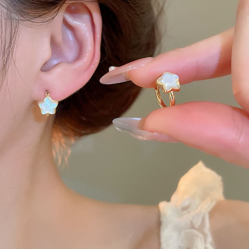 Earring Hoop Star