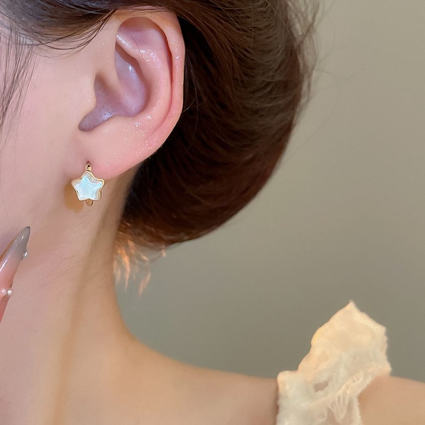 Earring Hoop Star