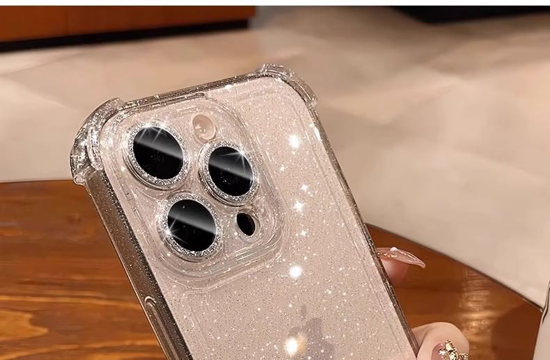 Glitter iPhone Transparent Case