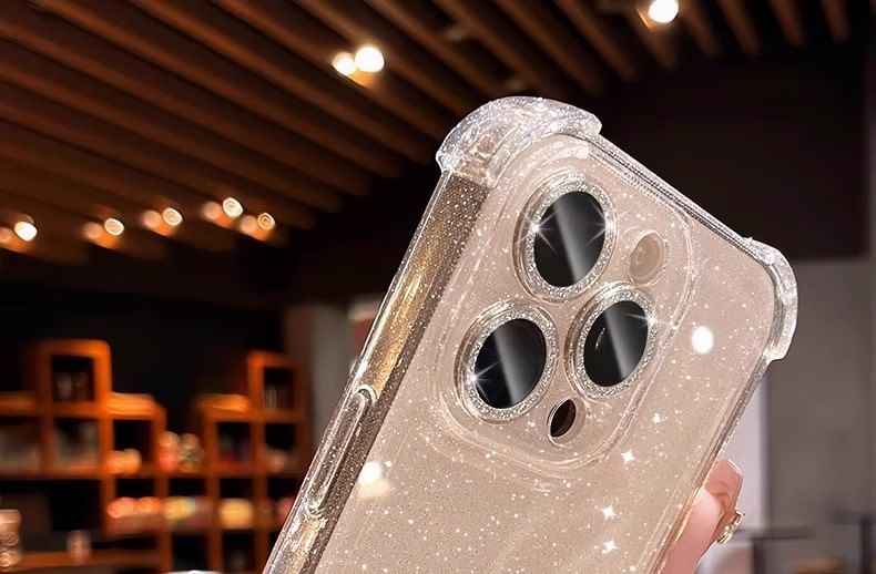 Glitter iPhone Transparent Case