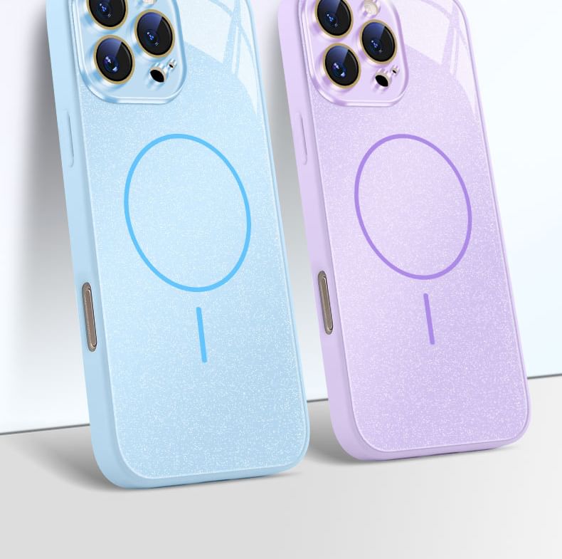 MagSafe) Case with (Compatible Magnetic Glitter iPhone