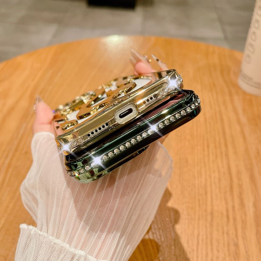 Flame iPhone Case Rhinestone