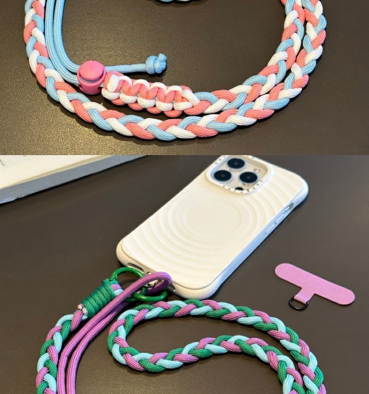 Pad Phone with Strap Braided Lanyard