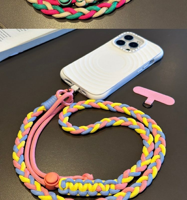 Pad Lanyard with Phone Strap Braided