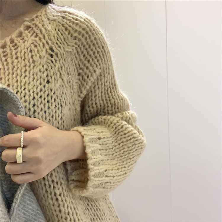 Ring Natural Pearl Beaded