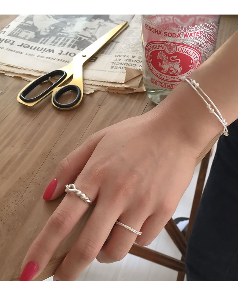 Bracelet 925 Sterling Natural Silver Pearl