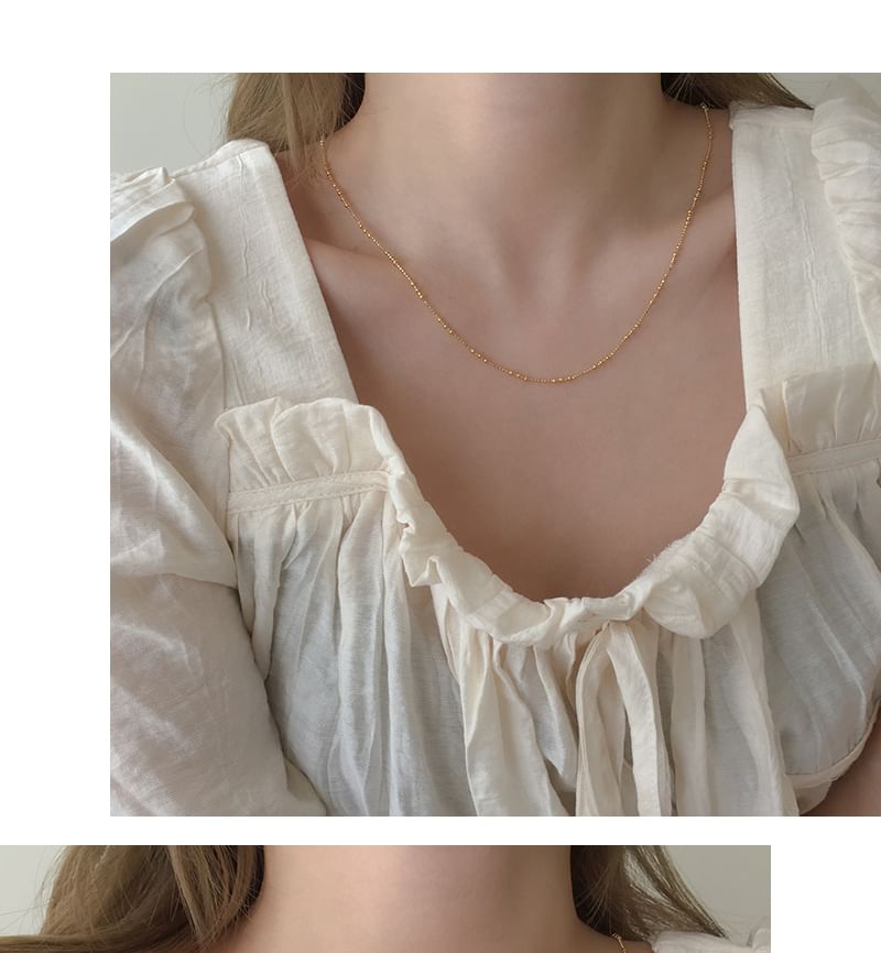 Dainty Silver Sterling 925 Necklace