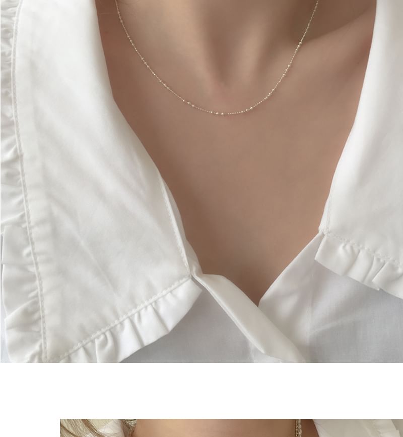 Dainty Silver Sterling 925 Necklace