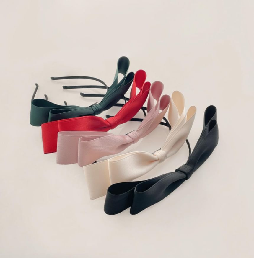 Headband Bow Plain