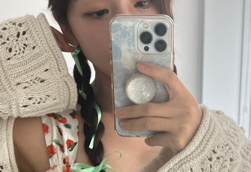 3: Clip Hair of Bow Set Plain