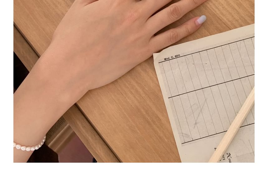 Ring Elastic 925 Bow Beaded Sterling Silver