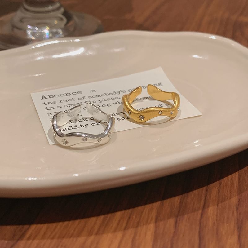 Open Rhinestone / Ring Set