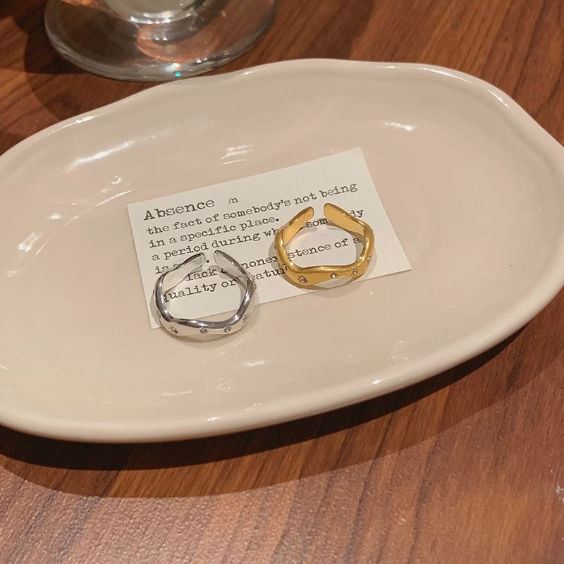 Open Rhinestone / Ring Set