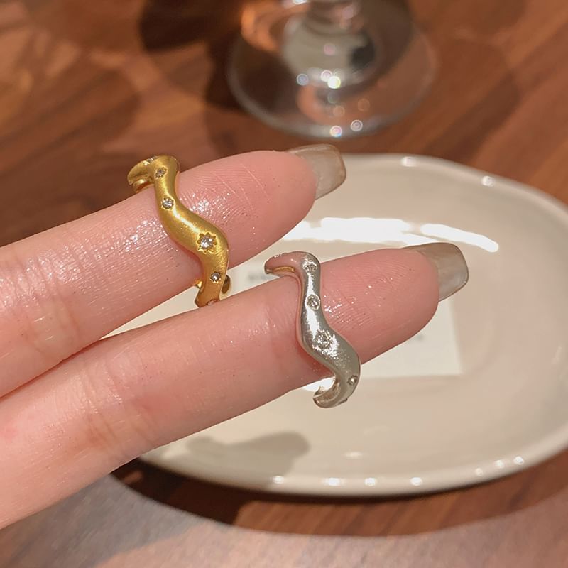 Open Rhinestone / Ring Set